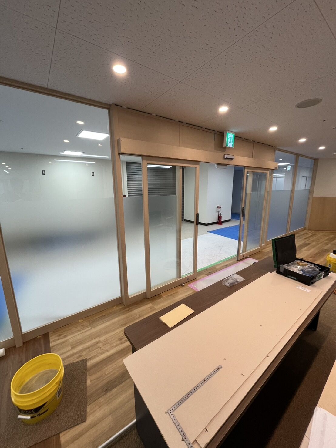 栃木県小山市の店舗工事のクリーニングを行いました