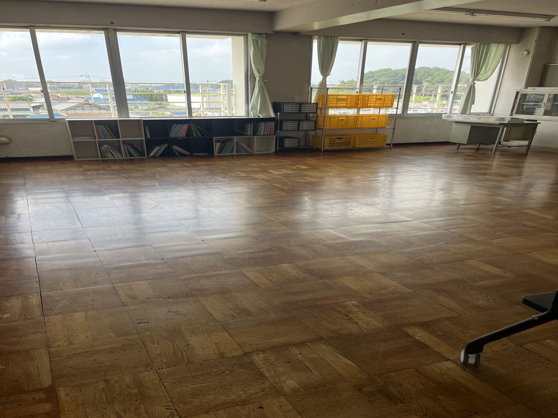 千葉県野田市内の中学校にてクリーニングを行いました