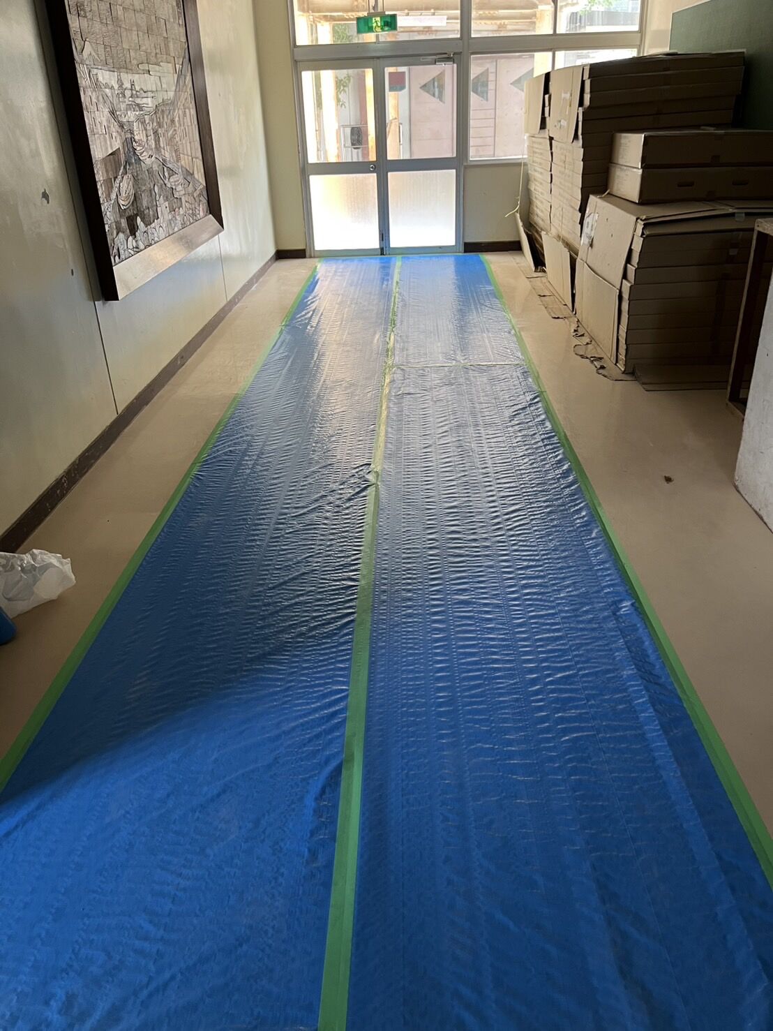 千葉県野田市中学校にてトイレ改修工事が始まりました